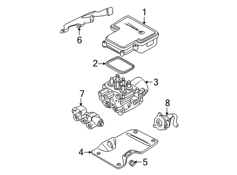 1998 GMC C1500 Anti-Lock Brakes Diagram