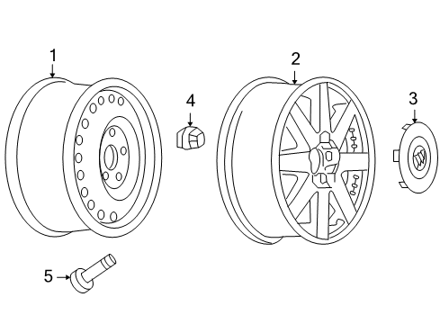 2005 Buick Rainier Wheels Diagram