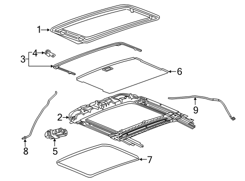 2017 Chevy Camaro Sunroof Diagram
