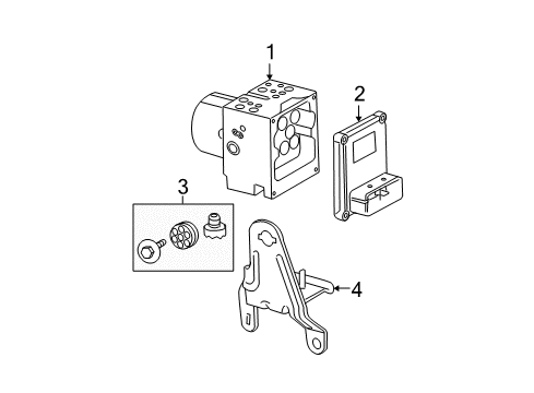 2011 Buick Lucerne Anti-Lock Brakes Diagram