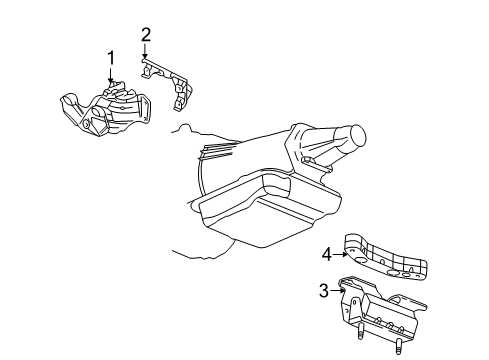 2007 Buick Rainier Engine & Trans Mounting Diagram 2 - Thumbnail