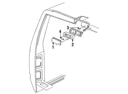 1988 Chevy C3500 Housing Retainer Diagram for 11609841