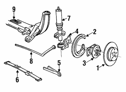 1989 Cadillac Seville Rear Brakes Diagram