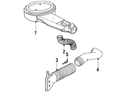 1985 GMC S15 Air Inlet Diagram 2 - Thumbnail