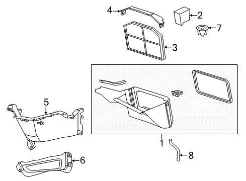2014 Chevy SS Air Inlet Diagram