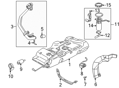2001 Pontiac Montana Fuel Supply Diagram