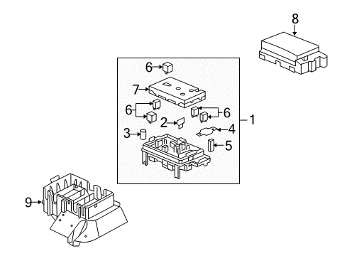 Fuse, Fuse Diagram for 88914568