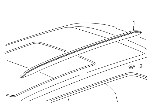 2021 Chevy Blazer Luggage Carrier Diagram