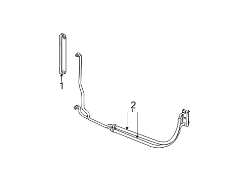 2001 Oldsmobile Alero Trans Oil Cooler Diagram