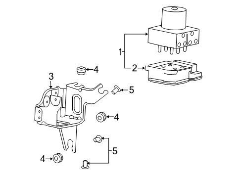 2014 Chevy Malibu ABS Components Diagram