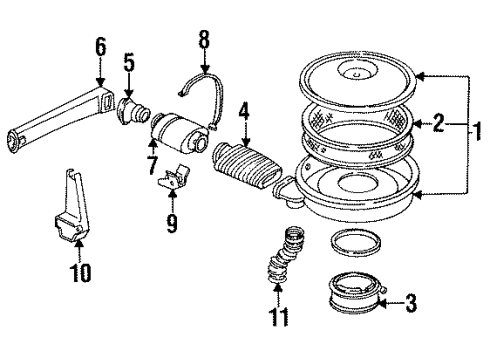 1994 GMC C1500 Suburban Air Intake Diagram