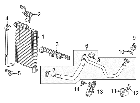 2014 Chevy Camaro Retainer Diagram for 11611873