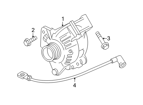 2009 Buick Lucerne Alternator Diagram 3 - Thumbnail