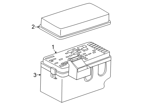 2002 Saturn L300 Fuse Box Diagram for 22663762