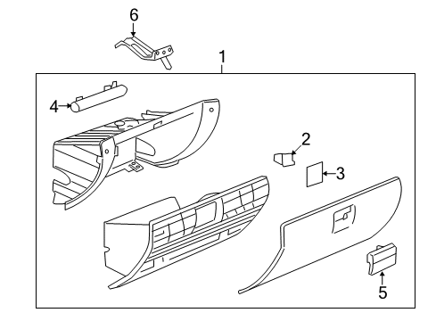 2012 Chevy Captiva Sport Glove Box Diagram