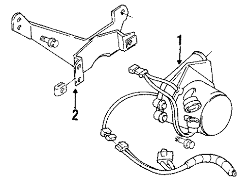 1988 Chevy Corvette Emission Components Diagram
