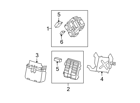 2007 Cadillac Escalade EXT Fuse & Relay Diagram 2 - Thumbnail