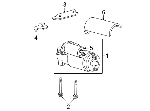 1995 GMC C2500 Starter, Electrical Diagram 2 - Thumbnail