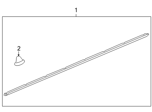 2010 GMC Terrain Exterior Trim - Pillars, Rocker & Floor Diagram