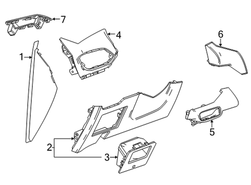 2022 Chevy Trailblazer Cluster & Switches, Instrument Panel Diagram 3 - Thumbnail