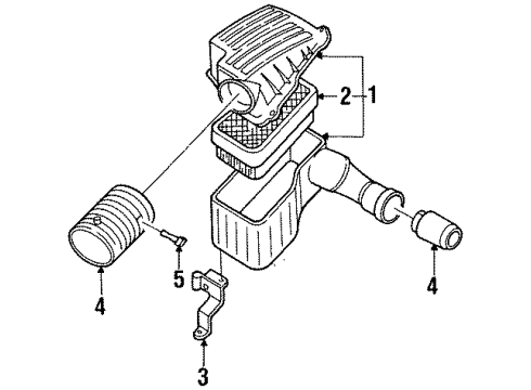 1996 Chevy Beretta Filters Diagram 4 - Thumbnail