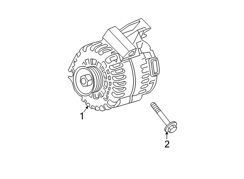 2006 Buick Rendezvous Alternator Diagram 2 - Thumbnail