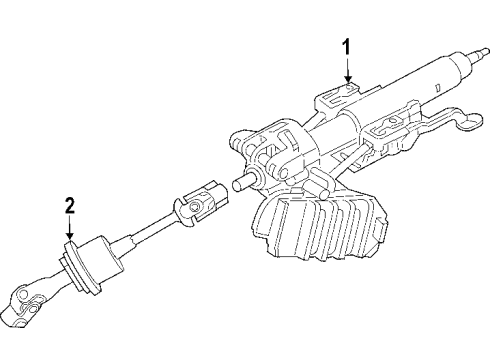 2007 Pontiac G6 Steering Wheel Diagram for 25908466