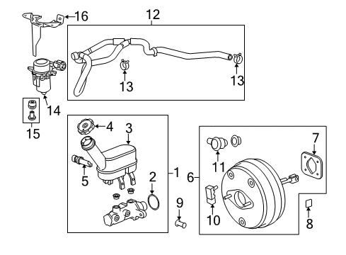 2012 Chevy Traverse Dash Panel Components Diagram