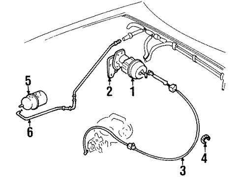 1993 Cadillac Seville Cruise Control System Diagram
