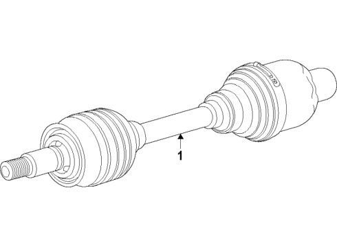 2018 Chevy Equinox Front Axle, Drive Axles Diagram