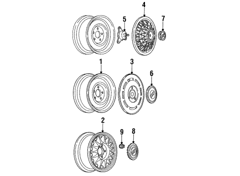 1994 Buick Roadmaster Wheels Diagram