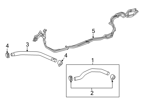 2019 Cadillac CT6 Hoses, Lines & Pipes Diagram 8 - Thumbnail