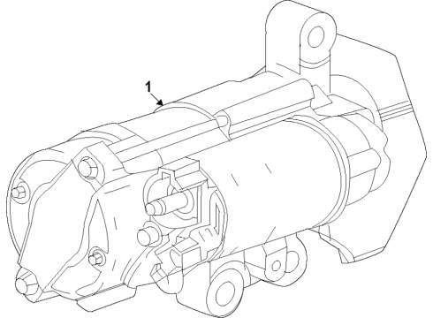 2021 Cadillac CT4 Starter Diagram