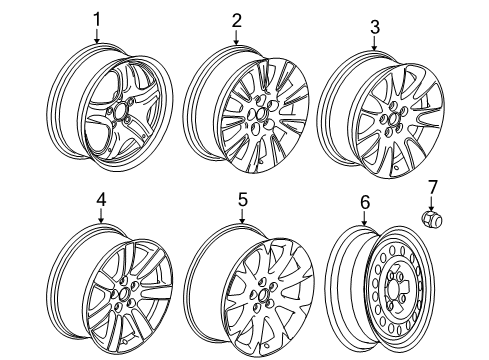 2011 Buick LaCrosse Wheels Diagram