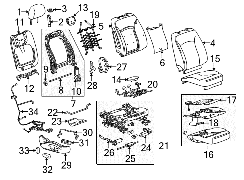 2011 Buick LaCrosse Heated Seats Diagram 2 - Thumbnail