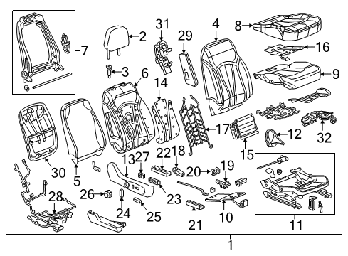 2016 Buick Envision Power Seats Diagram 4 - Thumbnail