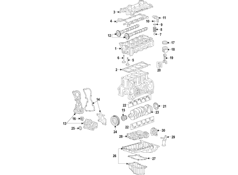 2020 Chevy Express 2500 Transmission Mount Diagram for 84221503