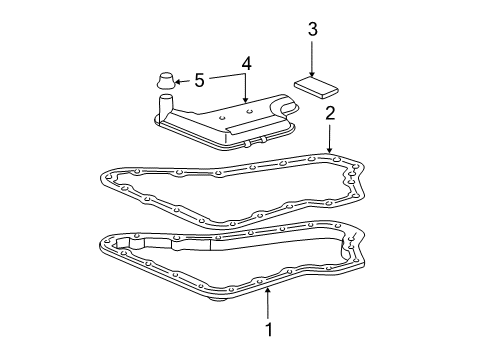 2000 Buick LeSabre Transaxle Parts Diagram