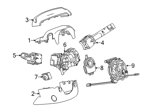 2014 Cadillac XTS Switches Diagram