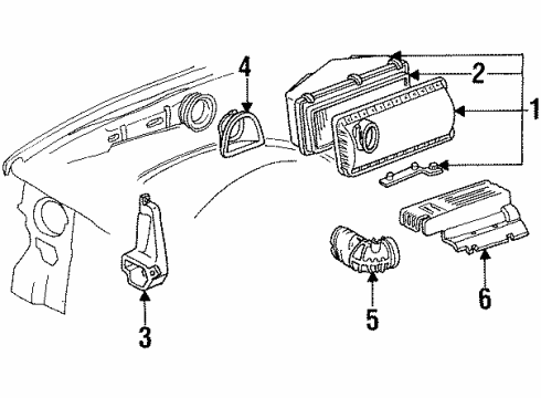 1994 GMC K2500 Filters Diagram 3 - Thumbnail
