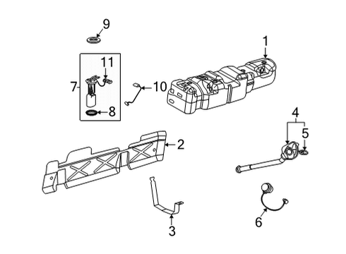 2024 Chevy Express 2500 Fuel System Components Diagram