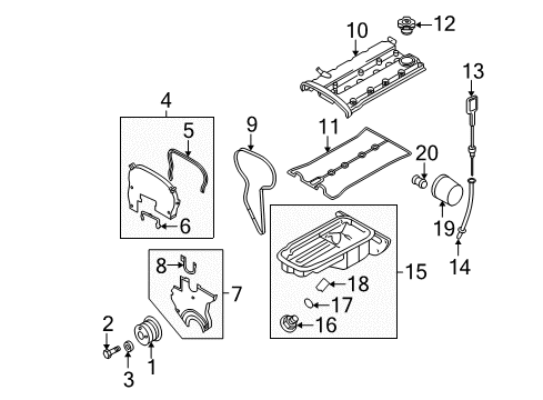 2007 Chevy Aveo5 Dipstick Diagram for 96376263