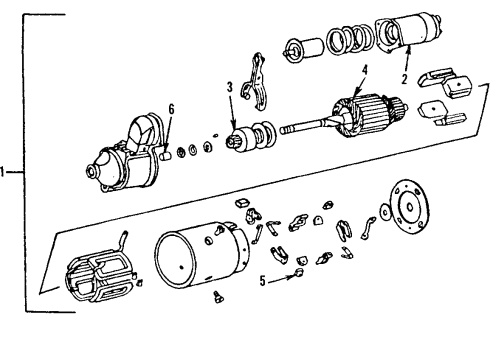 1985 Buick Skylark Starter Diagram