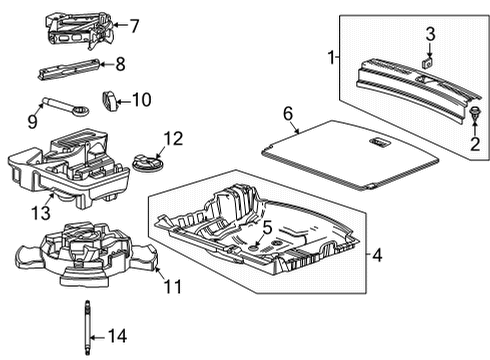 2023 Buick Encore GX Stud Diagram for 11548879