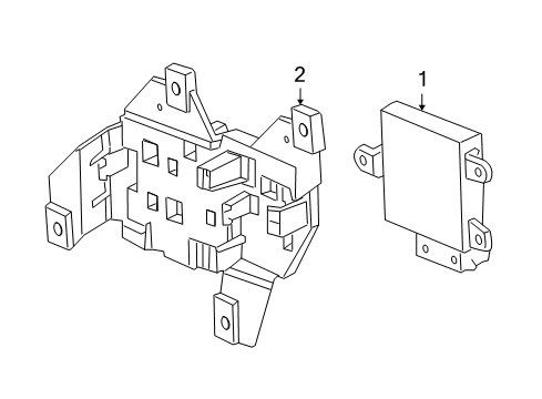2013 GMC Acadia Parking Aid Diagram 2 - Thumbnail