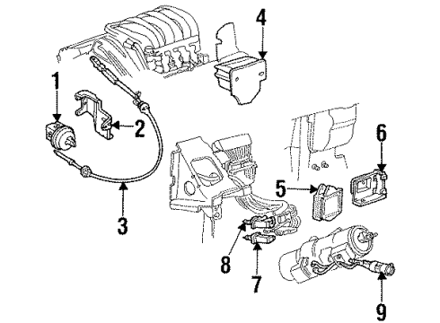 1994 Pontiac Bonneville Cruise Control System Diagram