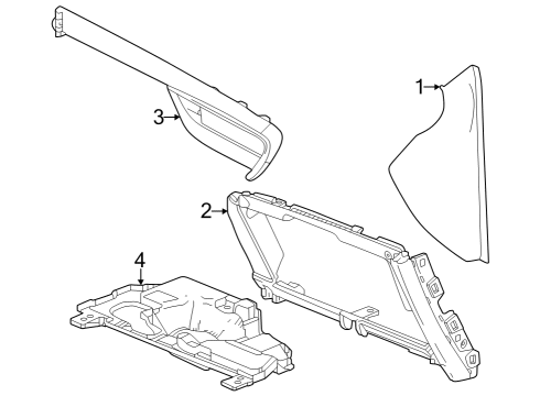 2024 Buick Encore GX Cluster & Switches, Instrument Panel Diagram 2 - Thumbnail