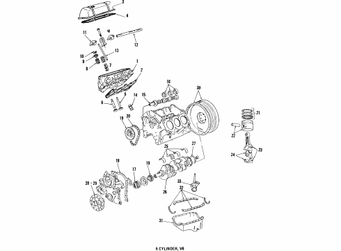 1984 Chevy Caprice Mount Bracket Diagram for 10213125