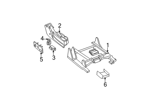 2002 Chevy Avalanche 2500 Tracks & Components Diagram 2 - Thumbnail