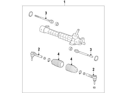 2013 Buick Regal Steering Gear Diagram for 22886743